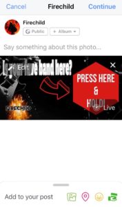 IntoLive App Interactive Facebook Press and Hold Video